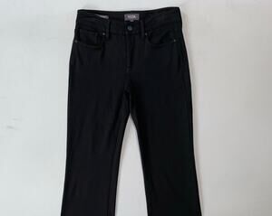 NYDJ Marilyn Straight 5-Pocket Stretch Ponte Knit Jeans. Black, Women's 0P. EUC!